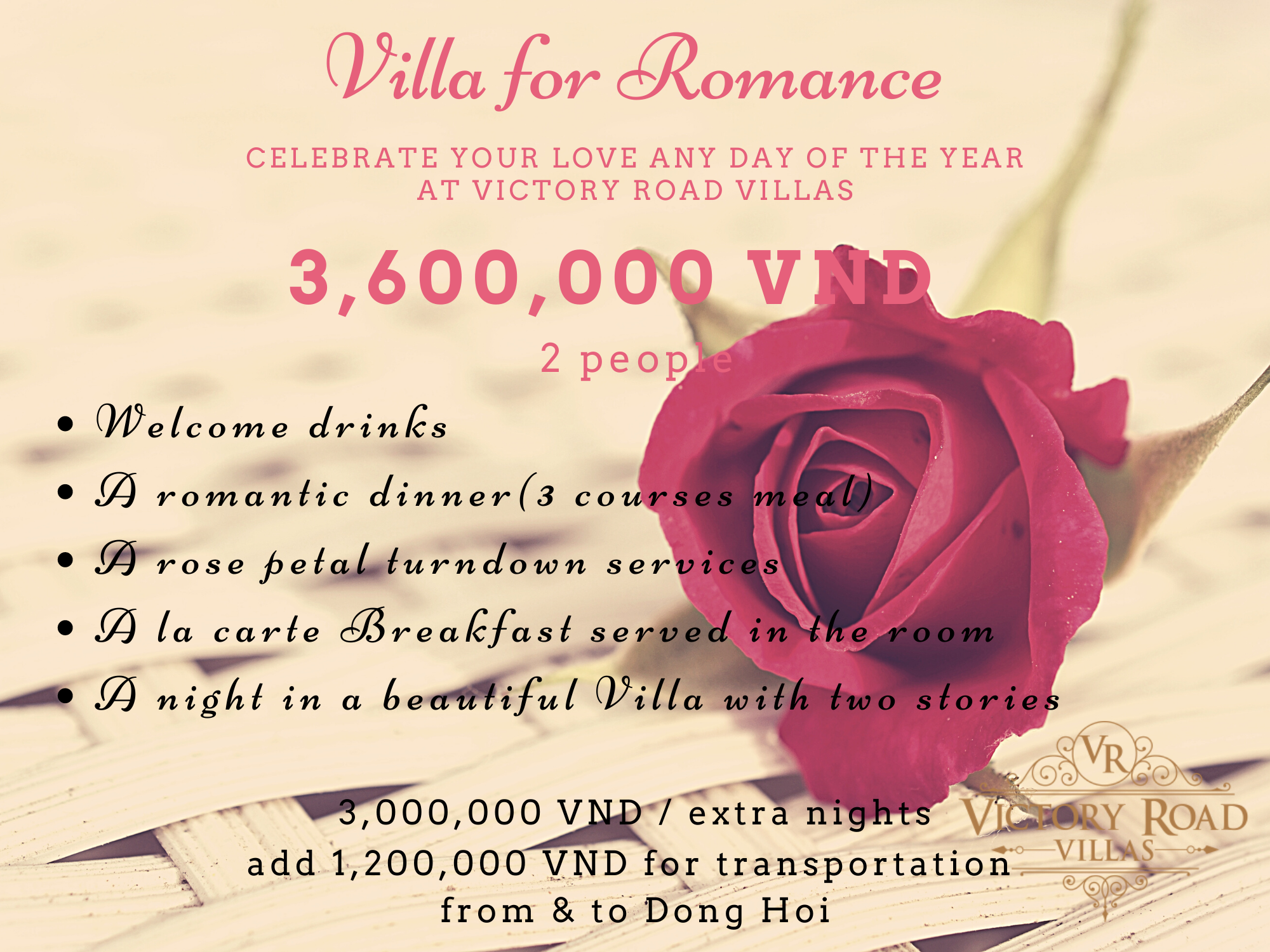 Victory Road Villas: Villa for Romance